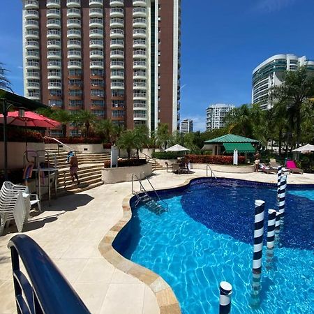 Barra Da Tijuca - 9 - Flat Premium Com Cozinha, Fogao Cooktop, Geladeira Grande, Smart Tv Grande, Lindo E Muitissimo Confortavel, Balsa Para A Praia Gratis E Estacionamento Gratuito Rio de Janeiro Eksteriør bilde